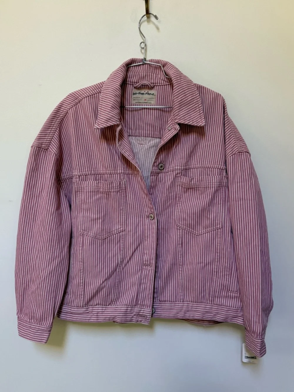 NWT Free People We The Free Opal Swing Railroad Jacket Size Medium - Picture 3 of 16